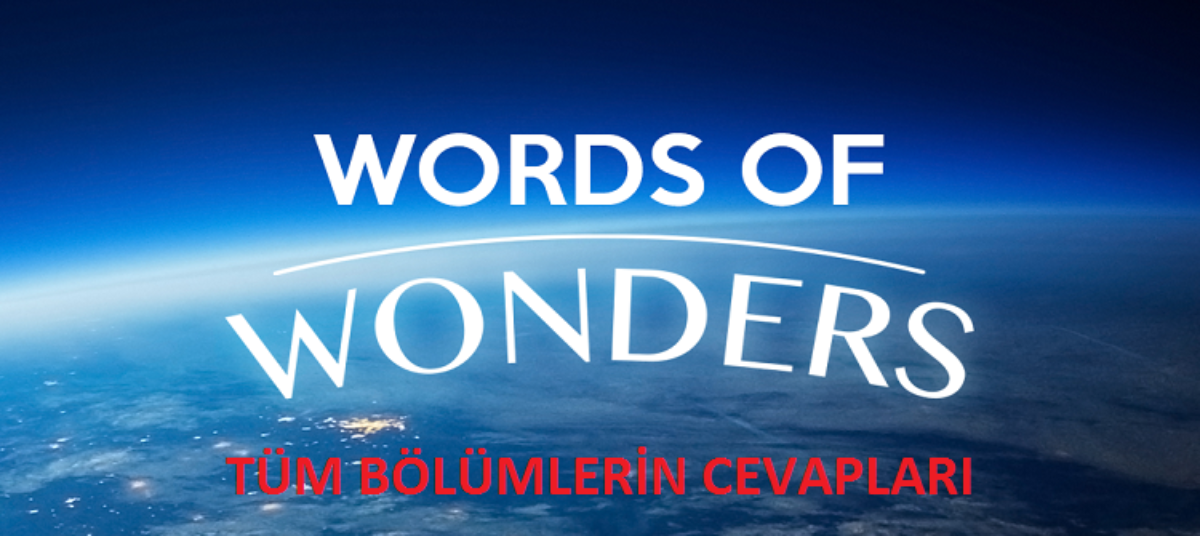 Words Of Wonders Wow Cevaplari Oyunu Tum Bolumlerin Cevaplari Line Haber