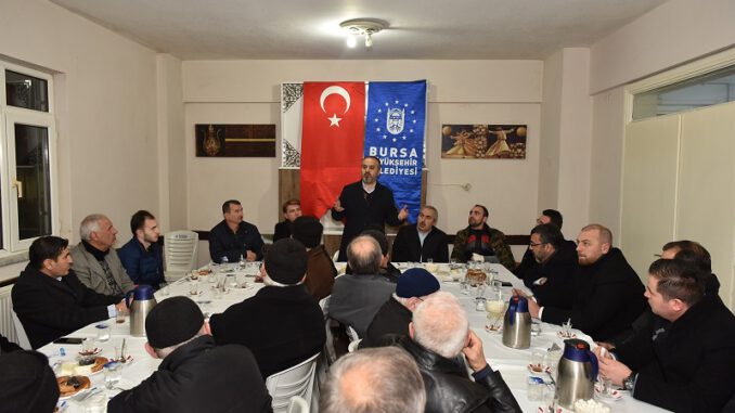 Bereket sofrası’ Gülbahçe’de kuruldu