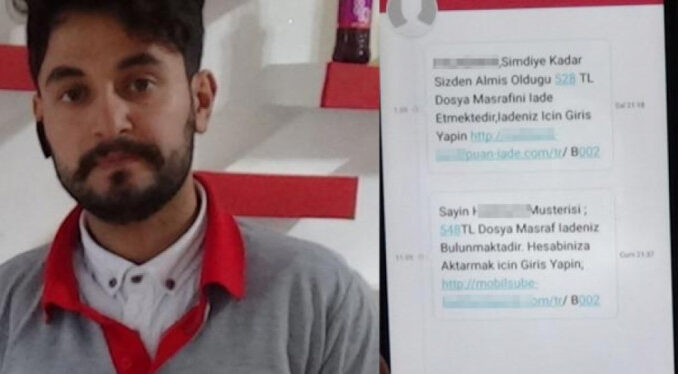 Telefonuna gelen mesajı açtı! 2 dakika içerisinde hayatı karardı