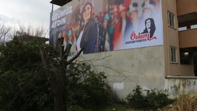 erçioğlu'nun afişi için ağaç kesilmesine tepki Hakkımı arayacağım, yazık günah değil mi