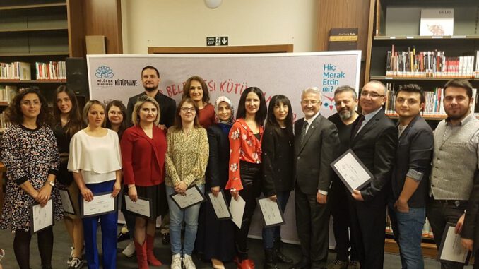 Bursa Nilüfer’in kitap kurtlarına teşekkür belgesi