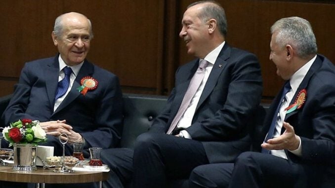 Devlet Bahçeli Erdoğan ile kanka halindeyiz