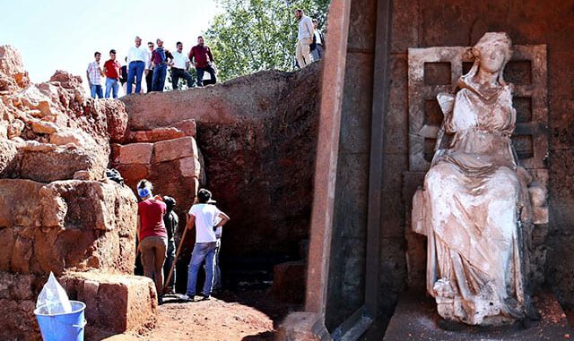 'Ana Tanrıça Kibele' heykelinin bulunduğu kalede, kazılar yeniden başlayacak