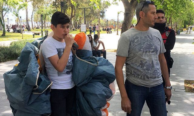 Antalya'da falezler üzerinden yamaç paraşütüne ceza