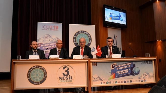 Bursa'da 5. Uluslararası Ekonomi ve İşletme Kongresi başladı