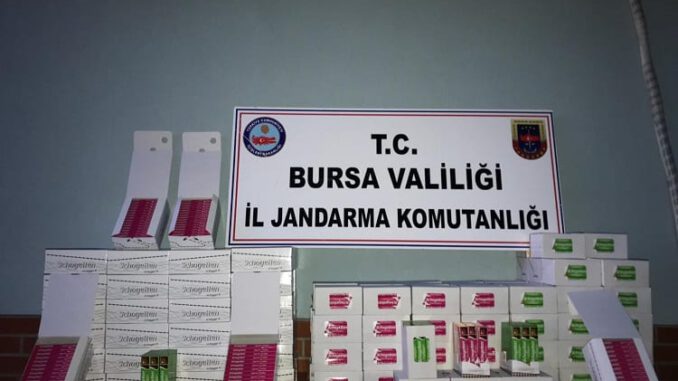 Bursa'da Jandarmadan Tatlı Operasyon