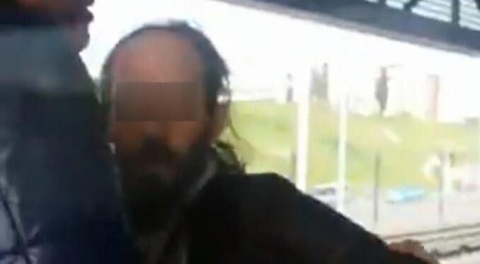 Metrobüste skandal taciz!