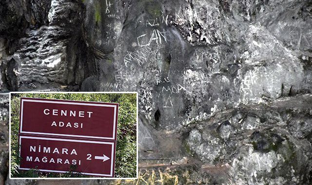 12 bin yıl öncesine ait insan izlerinin bulunduğu Cennet Adası'nda yürek sızlatan görüntü