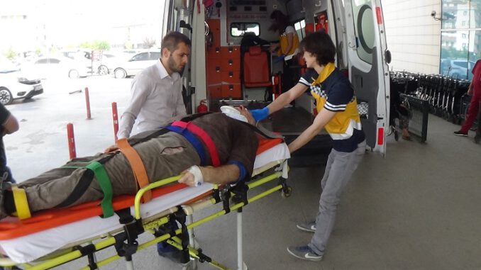 Bursa İnegöl'de İş Kazası! İnşaattan Düşen Yaşlı Adam Ağır Yaralandı