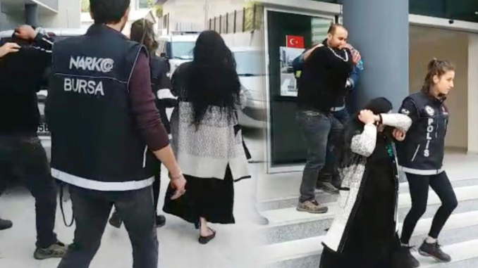 Bursa’da uyuşturucu operasyonunda 1’i kadın 12 kişi gözaltına alındı
