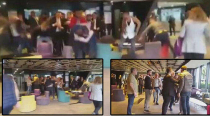 Haliç Üniversitesinin eski rektörü Mansur Topçuoğlu okulu bastı!