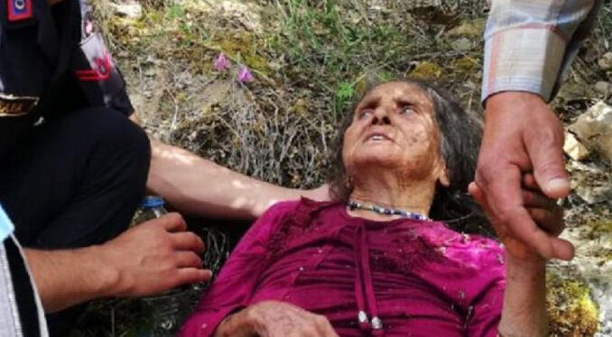 Keçi otlatmaya giden kadın bu halde bulundu!