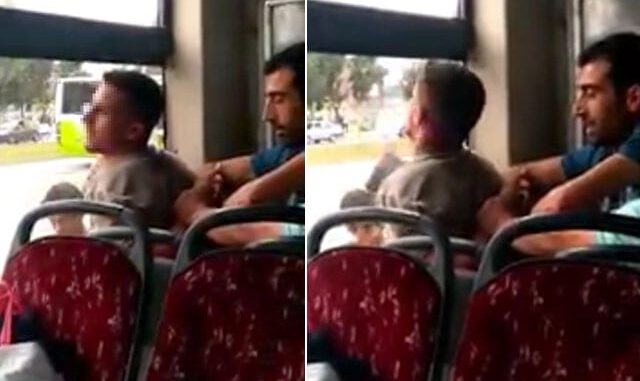 Otobüste bir kadını taciz eden şahıs Yaptık bir hata, bir daha olmaz