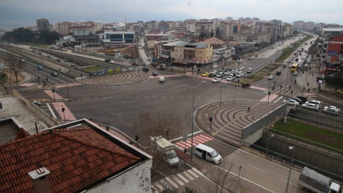Bursa’da trafik sıkışıklığı geçen seneye göre yüzde 5 azaldı