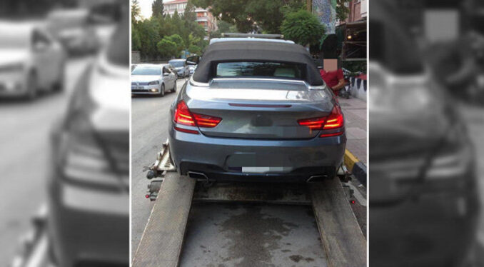 Drift yapan sürücüye ceza yağdı!