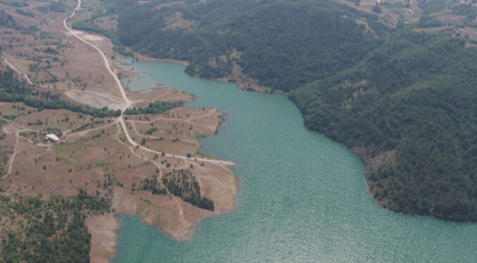 Bursa barajlarına drone ile kontrol
