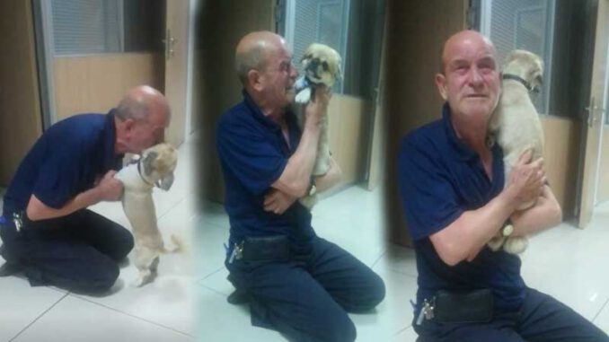 Bursa'da-çalınan-köpeği-bulununca-gözyaşlarına-hakim-olamadı