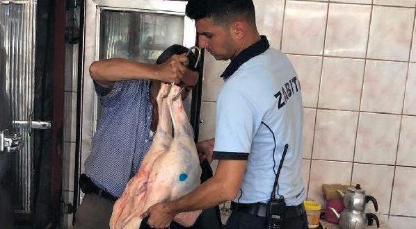 kaçak et operasyonu Mezbahane mührünü patatesle taklit etmişler