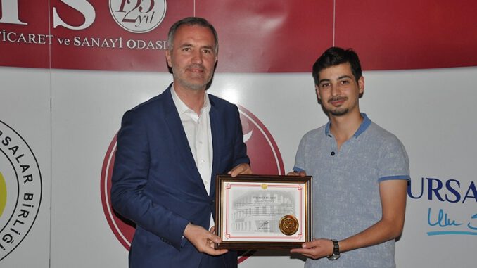 Bursa İnegöl'deki vergi rekortmenleri ödüllendirildi
