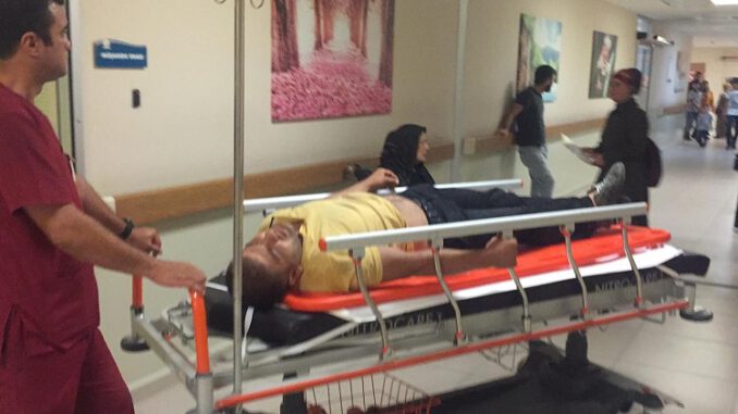 Bursa'da bisiklet ile motosiklet çarpıştı 2 yaralı
