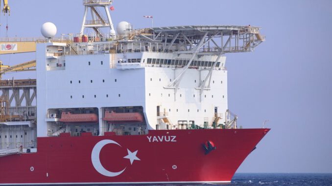 Yavuz Gemisi , Doğu Akdeniz'de Sondaja Başladı