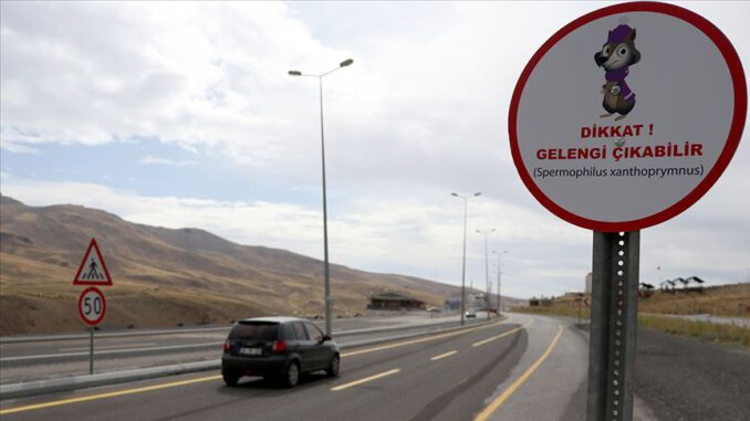 Kayseri'de 'Dikkat! Gelengi Çıkabilir' Tabelası