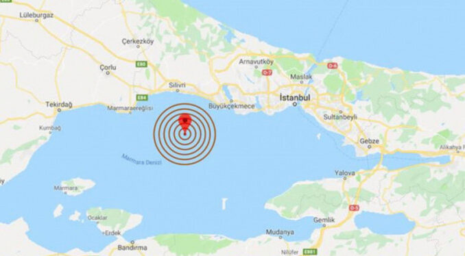 Marmara Denizi'nde 144 artçı sarsıntı kaydedildi