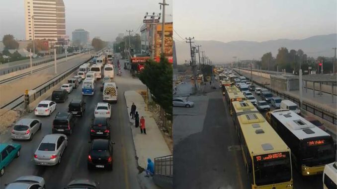 Bursa'da-Yola-Mazot-Döküldü,-Tanker-Sürücüsü-Kayıplara-Karıştı!-Kilometrelerce-Kuyruk-Oluştu-