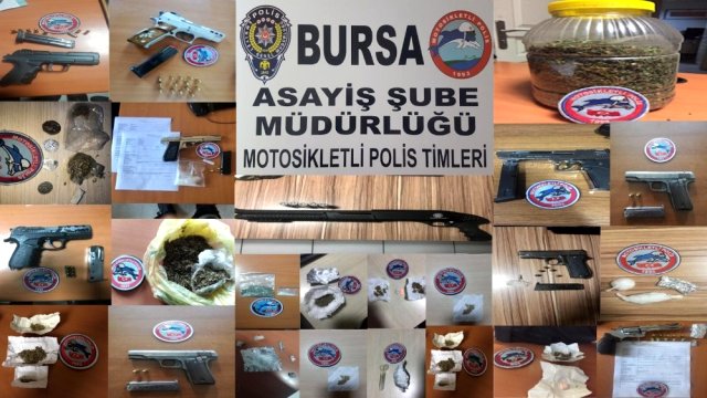 Bursa'da yunus timleri şüphelilerin korkulu rüyası oldu