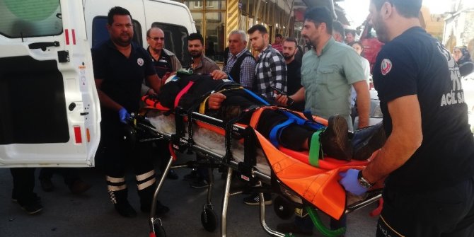 Darp edilen alkollü şahıs Bana otobüs çarptı
