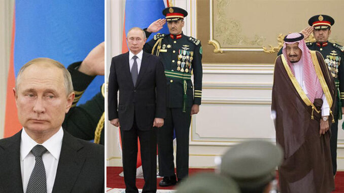 Suudi Arabistan ordusunun Rus marşı performansı Putin'i şaşkına çevirdi