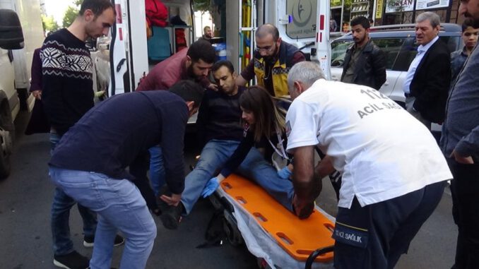15 Yaşındaki Çocuğun Kullandığı Elektrikli Motosiklet Yayaya Çarptı