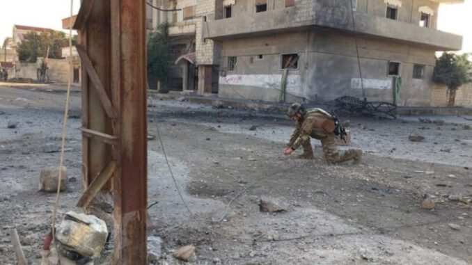 Bakanlık YPG’li teröristlerin döşediği 331 mayın ve 891 EYP etkisiz hale getirildi