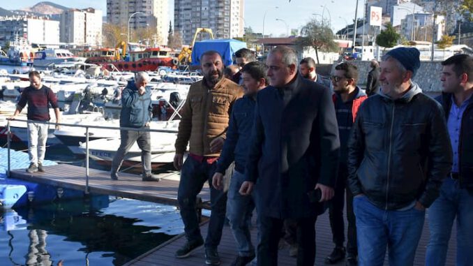 Başkan Sertaslan Gemlik’te Balık Popülasyonunu Tehdit Eden Tesise Karşı