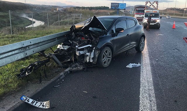 Kuzey Marmara Otoyolu'nda Kaza 1 Yaralı