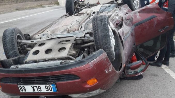 Uzman Çavuş İzin Dönüşü Kaza Yaptı
