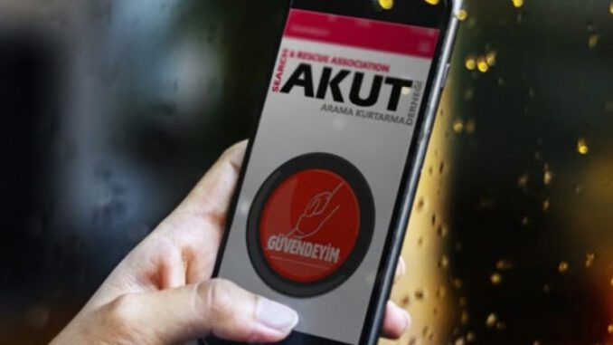 'AKUT Güvendeyim' Uygulaması Deprem Sonrasında Gündem Oldu