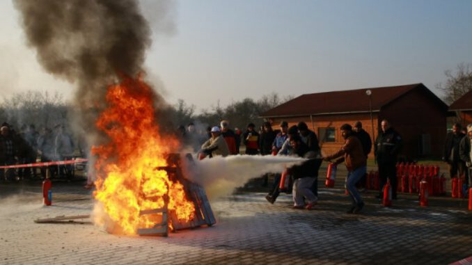 Bursa'da Barınma Evinde Yangın Tatbikatı