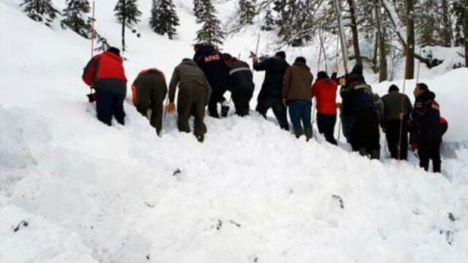Çığ Altında Kalan İşçiden Acı Haber