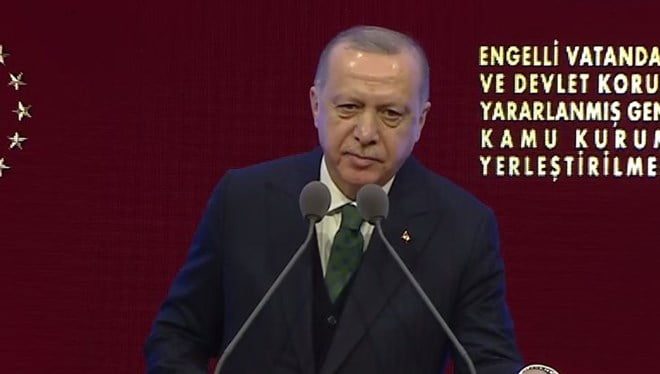 Erdoğan'dan Engelli Memurlarla İlgili Açıklama